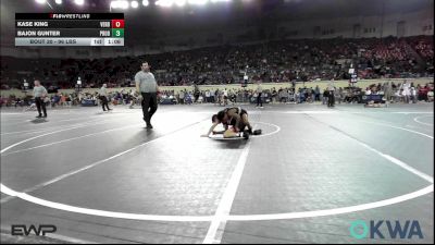 96 lbs Round Of 16 - Kase King, Verdigris Youth Wrestling vs BaJon Gunter, Prodigy Elite Wrestling