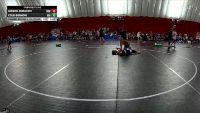 126 lbs Champ Round 1 (16 Team) - Gibson Guralski, Waunakee vs Cole Berhow, Brainerd