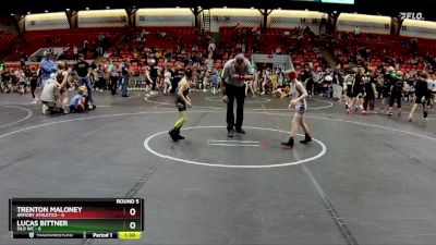 56 lbs Round 5 (8 Team) - Trenton Maloney, Armory Athletics vs Lucas Bittner, Silo WC