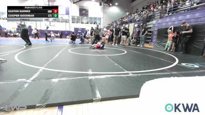 67 lbs Final - Easton Barnes, Raw Wrestling Club vs Cooper Goodman, Chandler Takedown Club