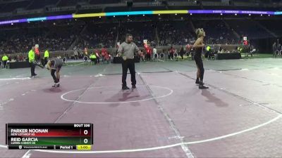 D4-144 lbs Cons. Round 3 - Reid Garcia, Lumen Christi HS vs Parker Noonan, New Lothrop HS