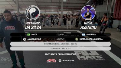 José Dionisio Da Silva vs Matias Asencio 2026 ADCC Petropolis Open