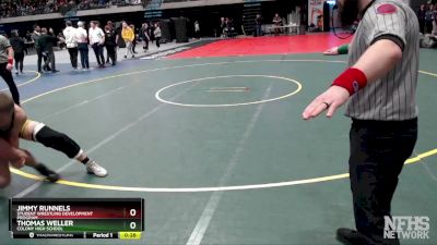 189 lbs 3rd Place Match - Thomas Weller, Colony High School vs Jimmy Runnels, Student Wrestling Development Program