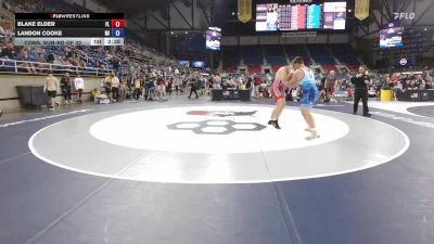 285 lbs Cons. Sub-rd Of 32 - Blake Elder, FL vs Landon Cooke, MI