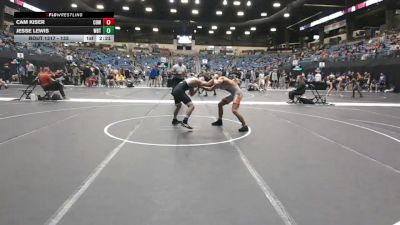 133 lbs Champ. Round 3 - Jesse Lewis, Wayland Baptist (Texas) vs Cam Kiser, Cowley College
