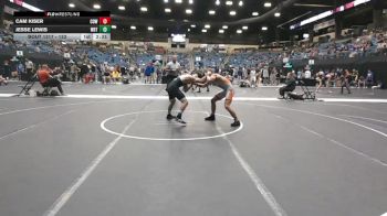 133 lbs Champ. Round 3 - Jesse Lewis, Wayland Baptist (Texas) vs Cam Kiser, Cowley College