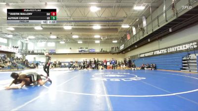 165 lbs Prelim - Authur Croom, Lake Erie vs Dustin Mallory, Davenport