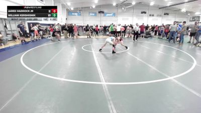 J-85 lbs Quarterfinal - Jared Haddock Jr, DE vs William Kershisnik, WV
