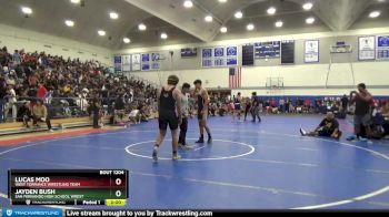 170 lbs Champ. Round 2 - Jayden Bush, San Fernando High School Wrest vs Lucas Moo, West Torrance Wrestling Team