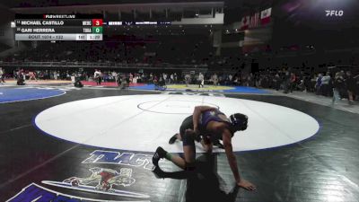 132 lbs Champ. Round 1 - Michael Castillo, Merced vs Gari Herrera, Tokay