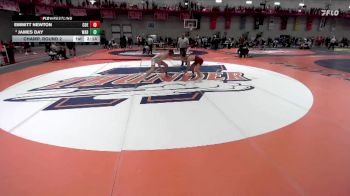 133 lbs Champ. Round 2 - Emmitt Newton, Coe vs James Day, Wabash