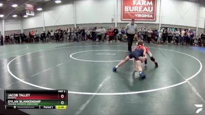 63 lbs Cons. Round 3 - Dylan Blankenship, Virginia Patriots Wrestling vs Jacob Talley, Bandits