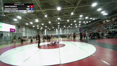 70 lbs Semis - Spike Twaddle, Punisher Wrestling Company vs Ashton Leggett, White River Hornets Wrestling Club