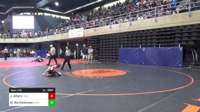 93 lbs Round Of 16 - Julian Altiery, Reedsville vs Marshall Bartholomew, Monroeton