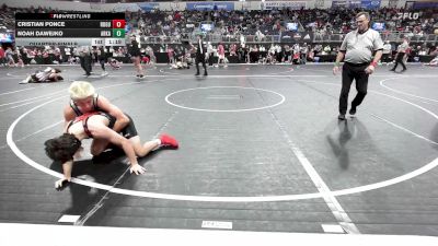 140 lbs Quarterfinal - Cristian Ponce, Rogue Warrior Wrestling vs Noah Dawejko, Arkansas Elite