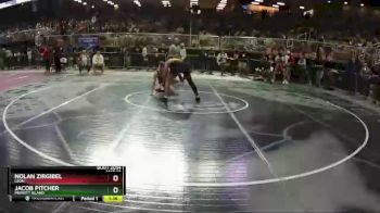 2A 145 lbs Champ. Round 1 - Jacob Pitcher, Merritt Island vs Nolan Zirgibel, Leon