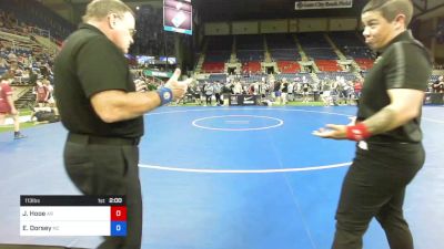 113 lbs Rnd Of 128 - Jack Hooe, Arkansas vs Elijah Dorsey, North Carolina