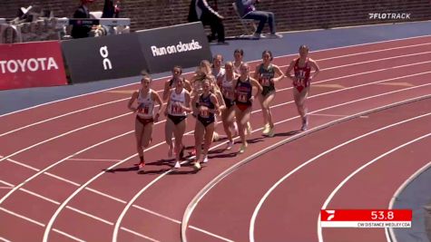 Women's Distance Medley Relay Championship of America - BYU Gets Their First Wheel!