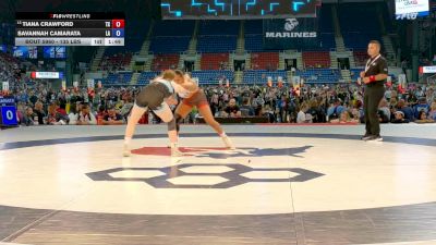 135 lbs Champ. Rd Of 32 - Tiana Crawford, TX vs Savannah Camarata, LA