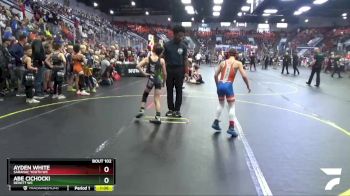 63 lbs Semifinal - Abe Cichocki, Dewitt WC vs Ayden White, Saranac Youth WC