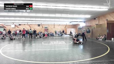 115 lbs Final - Taysean Giles, Blakely vs Jason Isbell, Wysox