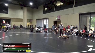 55 lbs Quarters & Wb (16 Team) - Brody Rogers, Alabama Elite Black vs Cooper Corbett, RWA