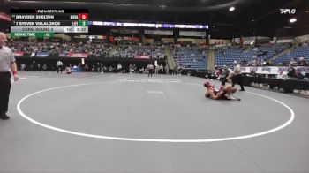 157 lbs Cons. Round 3 - Brayden Shelton, Missouri Valley vs 7 Steven Villalobos, Life