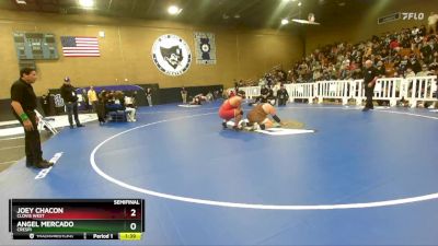 285 lbs Semifinal - Joey Chacon, Clovis West vs Angel Mercado, Crespi