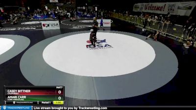 86 lbs Champ. Round 2 - Amari Carr, CORE Wrestling vs Casey Bittner, California