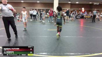 105 lbs Quarterfinals (8 Team) - Randall Fletcher, Ares vs CJ Weidman, Team Palmetto