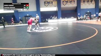 165 lbs Champ. Round 1 - Owen Cherry, Apprentice School vs Carter Huston, Belmont Abbey
