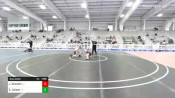 106 lbs Consolation - Jaxson Rosselli, OH vs Sebron Colson, TN