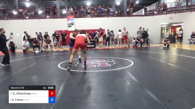 86 kg Round Of 16 - Caleb Uhlenhopp, Brunson UVRTC vs Samuel Fisher, SERTC- Virginia Tech