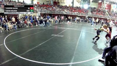 140 lbs Champ. Round 2 - Kevin Wilson, Nebraska Elite Wrestling Club vs Cooper Jacob, Neligh Oakdale