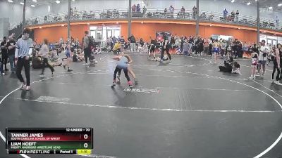 70 lbs Semifinal - Liam Hoeft, Mighty Warriors Wrestling Acad vs Tanner James, South Carolina School Of Wrest