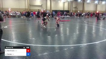 150 lbs Round Of 16 - Carter Reinfrank, Citrus Wrestling Club vs Jayden Sanes, Florida Scorpions