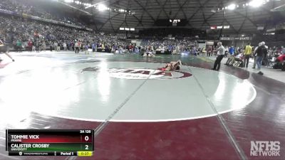 3A 126 lbs Cons. Round 4 - Tommie Vick, Prairie vs Calister Crosby, University