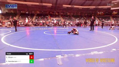 46 lbs Final - Caden Sloan, Cowboy Wrestling Club vs Everlee Henderson, Standfast