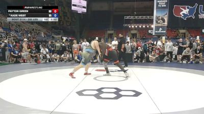 285 lbs Cons. Sub-rd Of 16 - Payton Green, Maryland vs Kade West, Washington