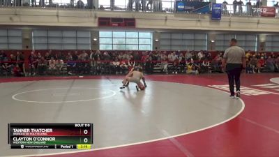 125 lbs Cons. Round 2 - Clayton O`Connor, Western New England vs Tanner Thatcher, Worcester Polytechnic