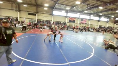 64 lbs Rr Rnd 1 - Harley Larrabee, Desert Dogs WC vs Aviendha Smith, Hill Country Wildcat Wrestling