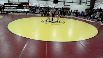 106 lbs Champ. Round 1 - Trevor Cowan, Juab vs Samuel Woolsey, Morgan