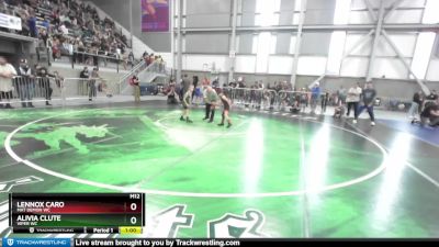 50 lbs Round 3 - Alivia Clute, Viper WC vs Lennox Caro, Mat Demon WC