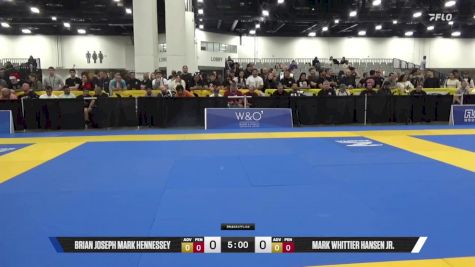 Mark Whittier Hansen Jr. vs Brian Joseph Mark Hennessey 2025 World IBJJF Jiu-Jitsu No-Gi Championship