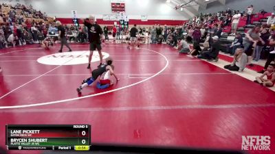 45-46 lbs Round 5 - Lane Pickett, Eaton Reds WC vs Brycen Shubert, Platte Valley Jr WC