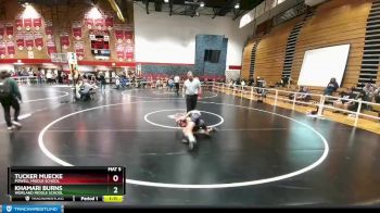 120 lbs 1st Place Match - Dalan Wambeke, Rocky Mountain Middle School vs Jonathan Thomas, Worland Middle School