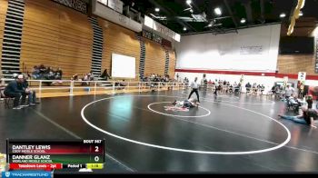120 lbs 5th Place Match - Danner Glanz, Worland Middle School vs Dantley Lewis, Cody Middle School