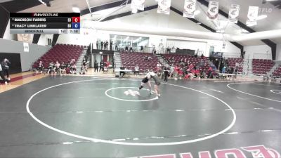180 lbs Semifinal - Madison Farris, Eureka vs Tracy Linklater, Schreiner University
