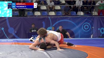 92 kg Repechage - Connor Mirasola, United States vs Teimuraz Kochkiani, Georgia