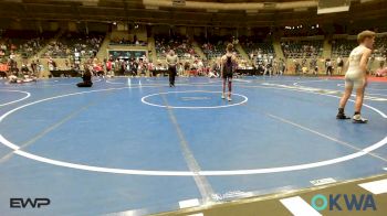 80 lbs Quarterfinal - Judson Gann, Barnsdall Youth Wrestling vs Kutter Means, Salina Wrestling Club